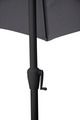 Parasol m/krank og tilt grå Ø300 x H247 cm - Sunlife